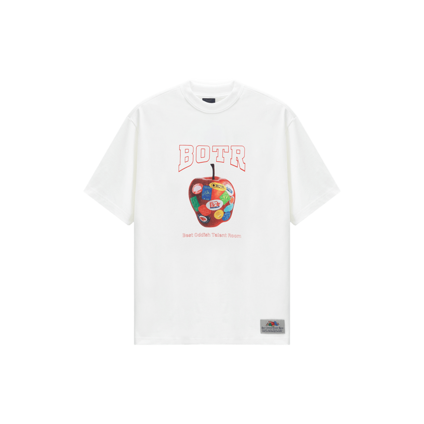 Apple Label Collage Print T-Shirt