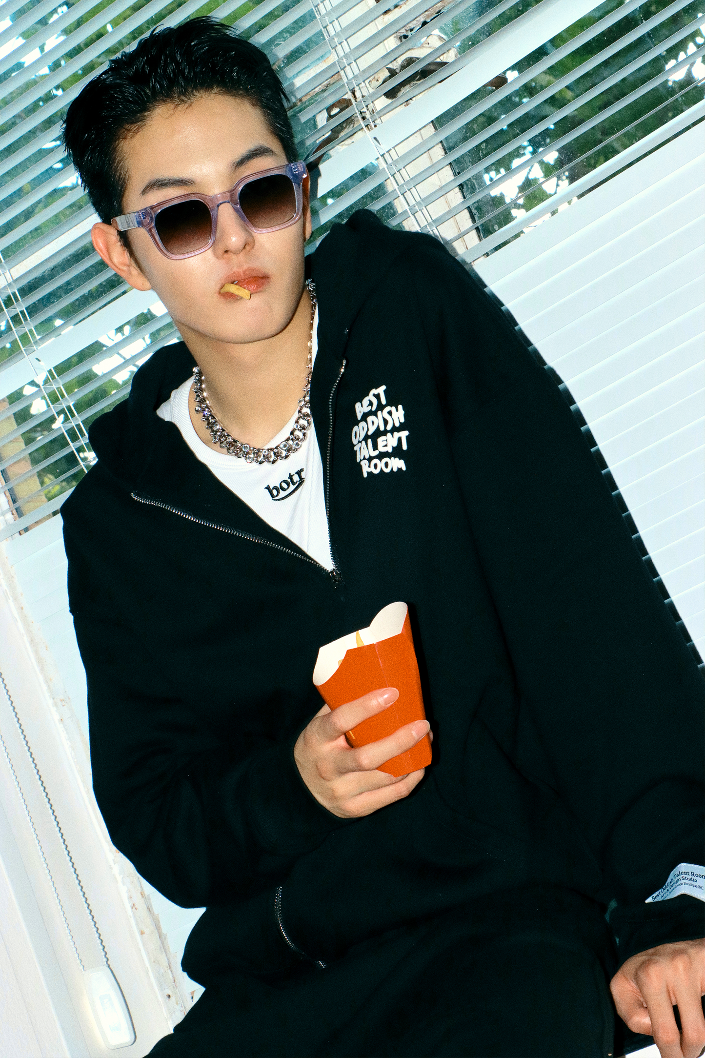 classic logo zip-up