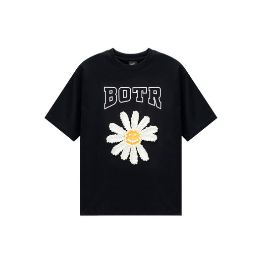 Daisy imitation pearl T-shirt