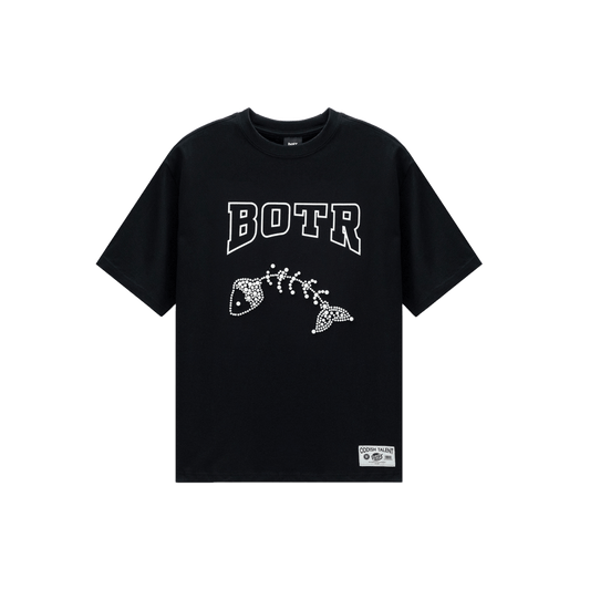 Jellyfish imitation pearl T-shirt