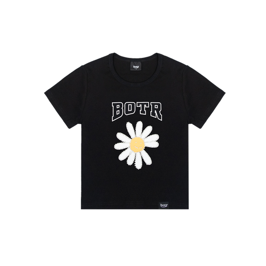 Daisy Imitation Pearl Fitted T-Shirt