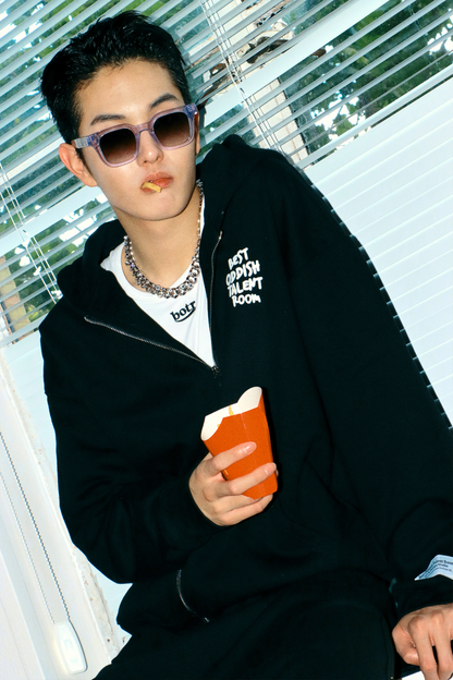classic logo zip-up